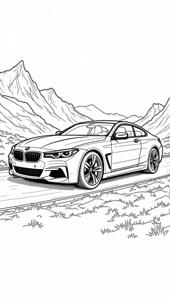 coloring pages bmw